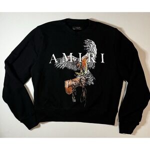 Amiri Falcon Crewneck Sweatshirt Size XS X Small